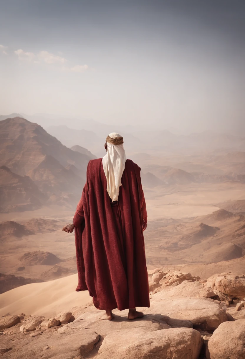 The Ten Commandments of Moses、moses tablet、Moses standing on top of Mount Sinai