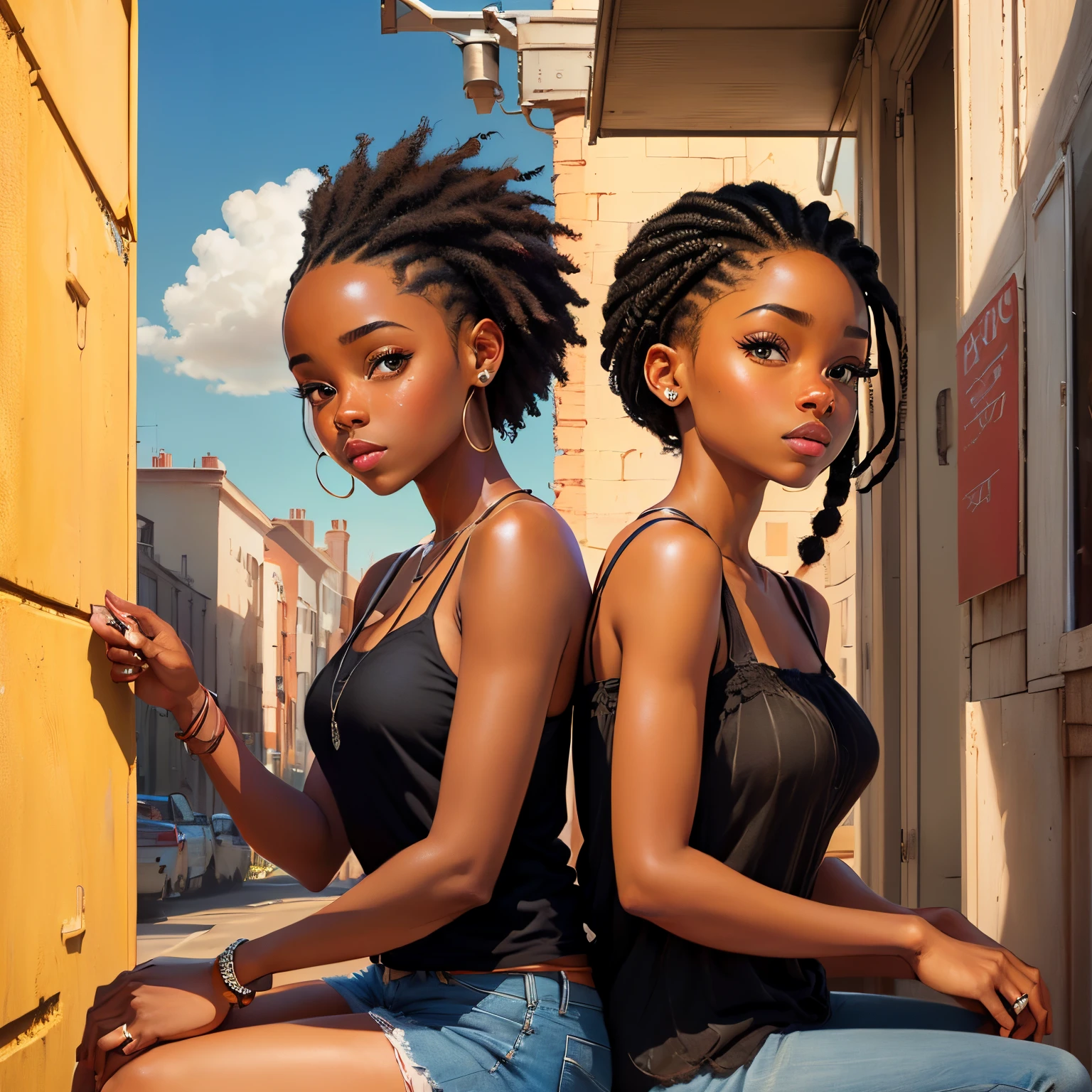 pixar black girl with box braids
movie title "tynecea"