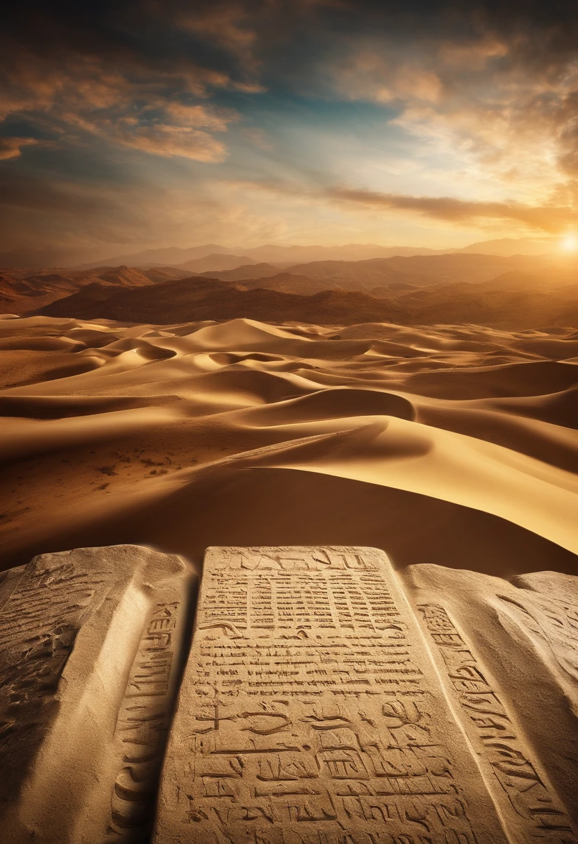 The Ten Commandments of Moses、moses tablets、God's fingers carve letters、on the tablets of moses