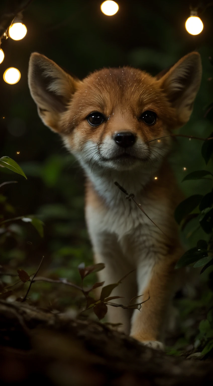 真实感, Realism, Fox , tmasterpiece, Brad Jongsan walks in the jungle (Night of the Fireflies), (higly detailed: 1 1), rough face, natural skin, hiquality, NSFW, pretty eyes, (Detailed face and eyes), (s face: 1 2), tumult, Complementary, real-photo, ..PSD, Lightweight Film Photography, sharp-focus, contrast lighting, Detail Skin, high resolution 8k, Crazy detailing, Realistic, professional photo of a, 8K UHD, dslr, soft light, hiquality, film grains, Fujifilm XT3