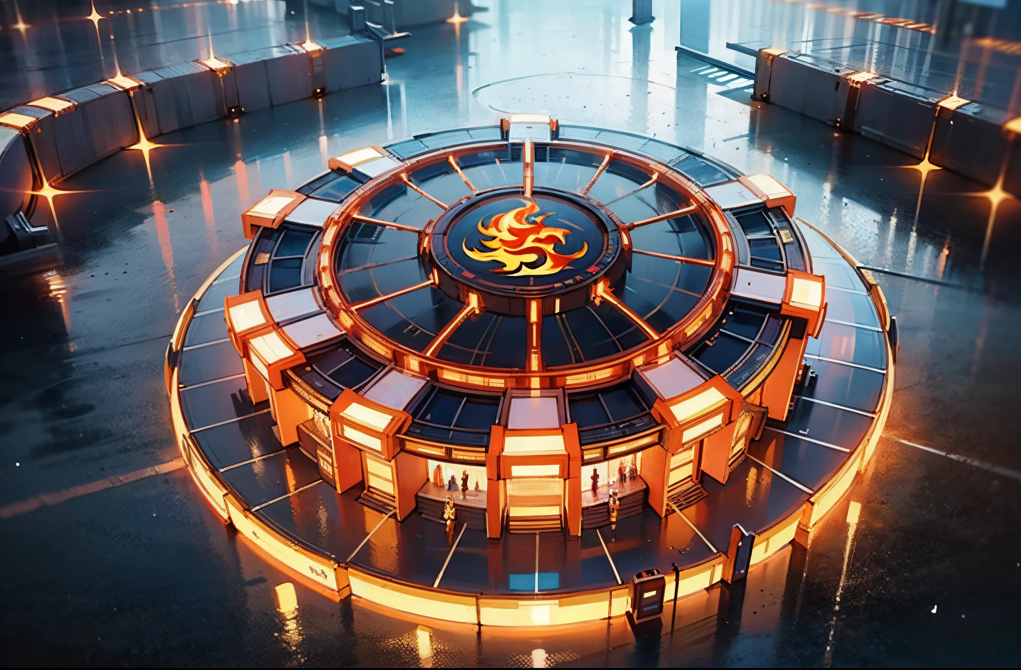 A new Calgary Flames hockey arena based off of the name