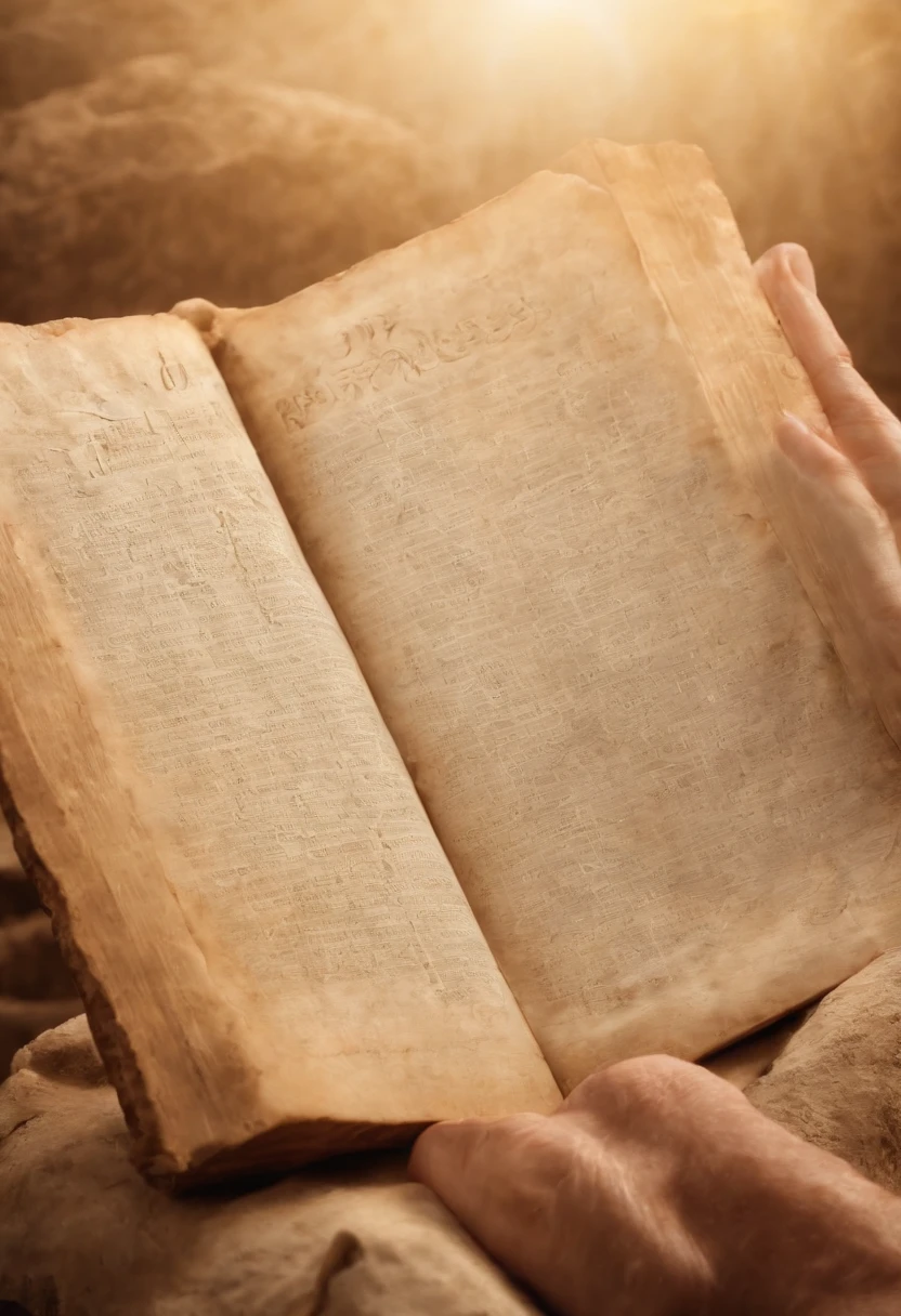 The Ten Commandments of Moses、moses tablet、god'fingers carve letters、on the tablets of moses