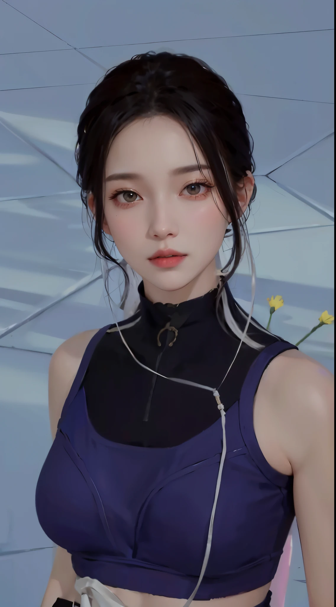 photorealistic, high resolution, soft light,1women, solo, hips up, look at viewer, (detailed face), white hair, long hair, Taoist robe,oversized clothes, jewelry