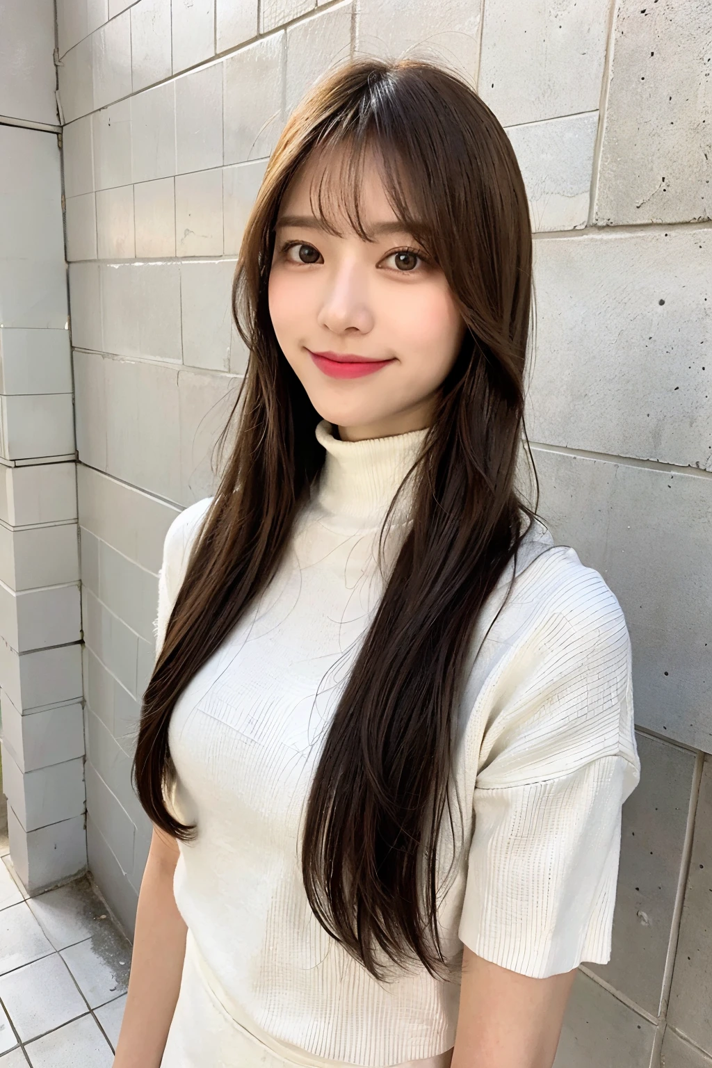Beige knit