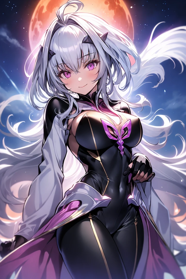 Black-haired woman,Dangerous aura around,scary purple eyes,Black gauze dress, thin, Yellow cloth covers all vital organs except the face........................., Wear a knee-length black dress..........................,The arm does not reach the top of the hip..........................,The arms are small........................, But the ligaments are very large..........................,Soft hands,at night,red moon,turned sideways,Fold the purple ribbon on the chest................................, ,Precise, bestquality,shape: Height about 164 cm.................................. There is a chest on CAP D..........,His face looked extremely cold and terrifying.......,rice harvester,God of Death