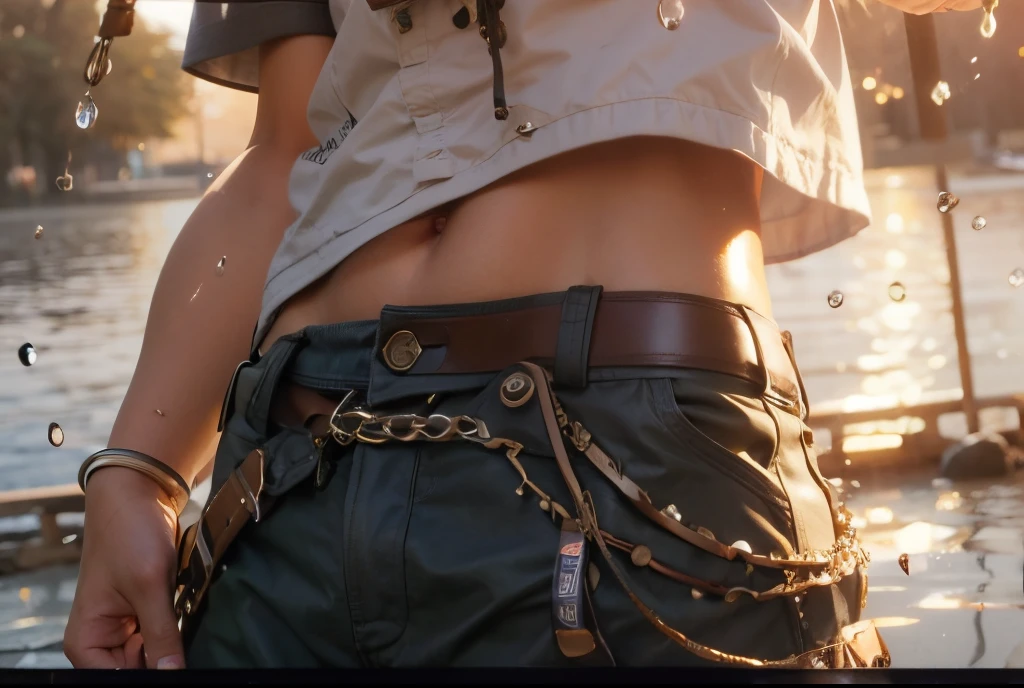 Girl stomach