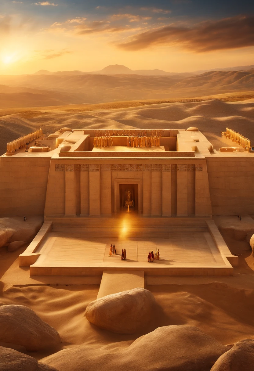 The Ten Commandments of Moses、moses tablet、on the tablets of moses、600,000 people overlooking Israel、golden bull golden bull statue