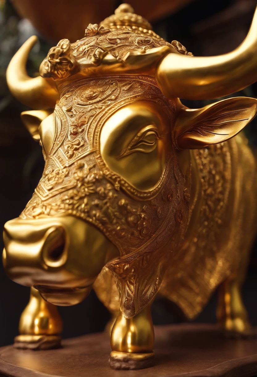 golden bull golden bull statue