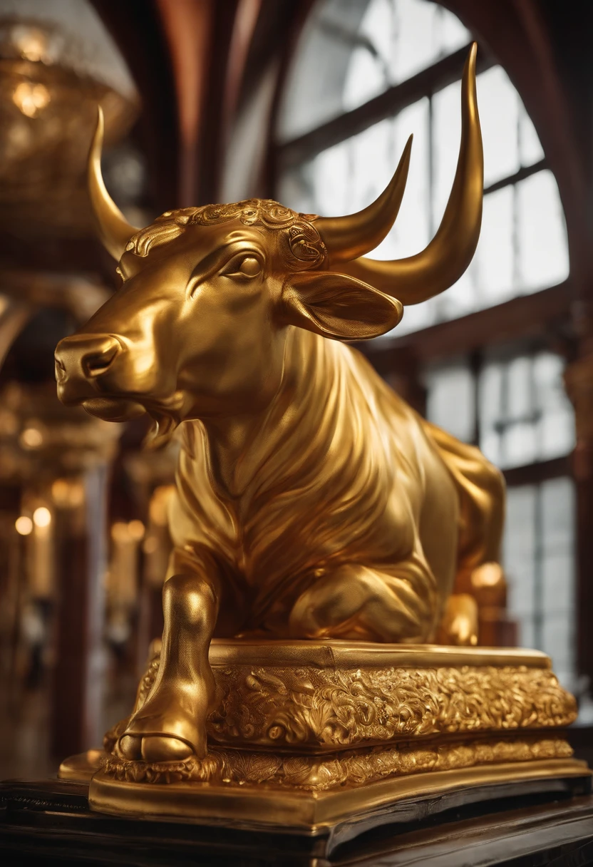 golden bull golden bull statue