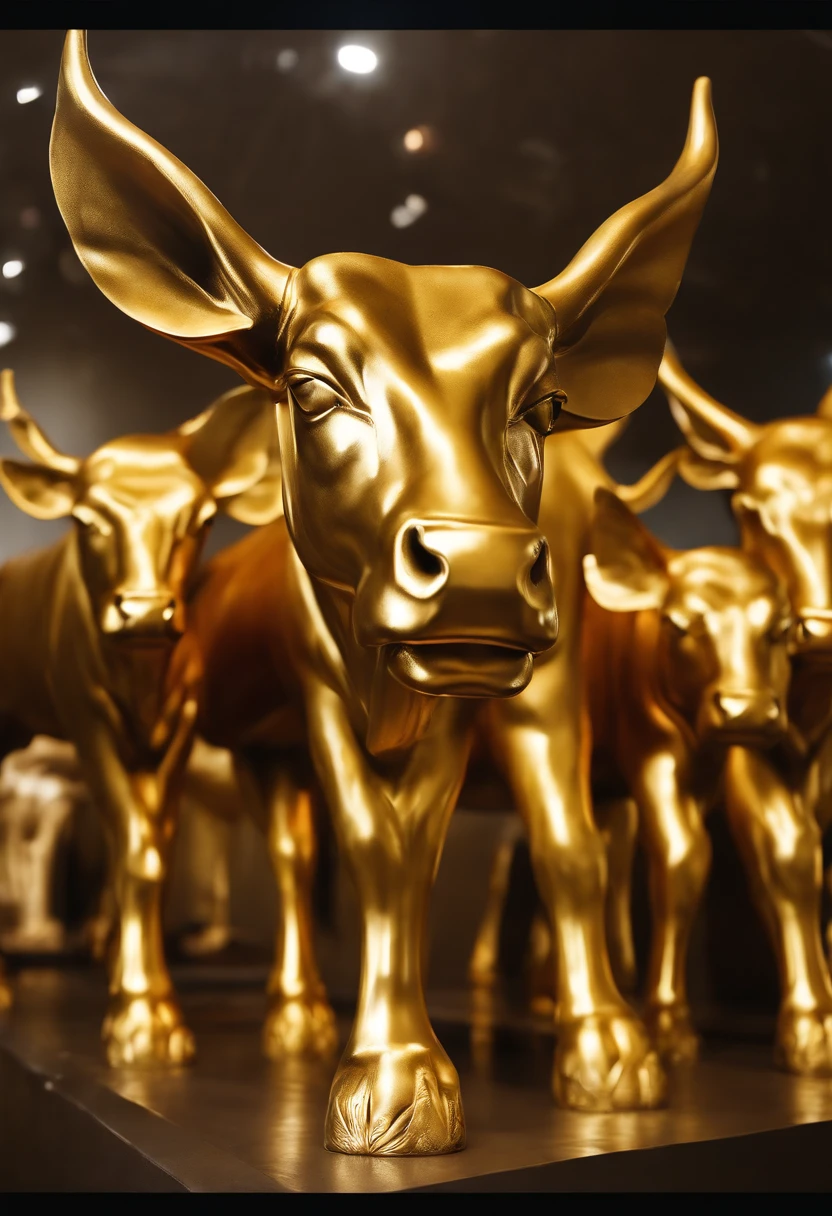 golden calf、 golden calf statue、600,000 worshipers of Israel