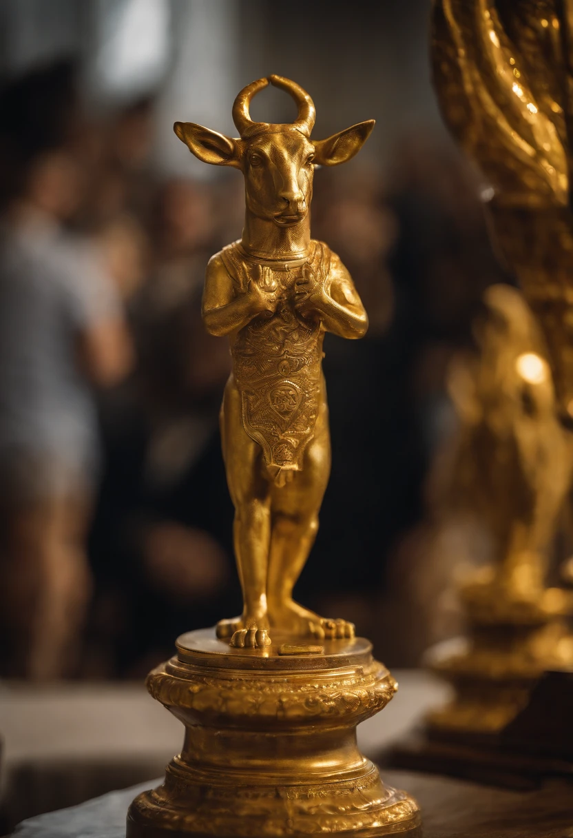 worship the golden calf statue、600,000 Israelis