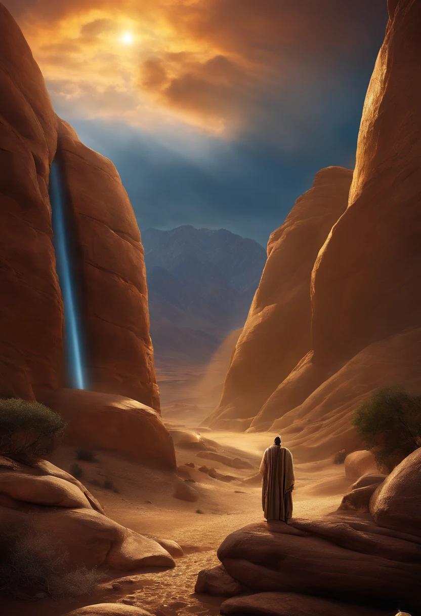 The Ten Commandments of Moses、moses tablet、the top of mount sinai、bow down to god、bow down to god