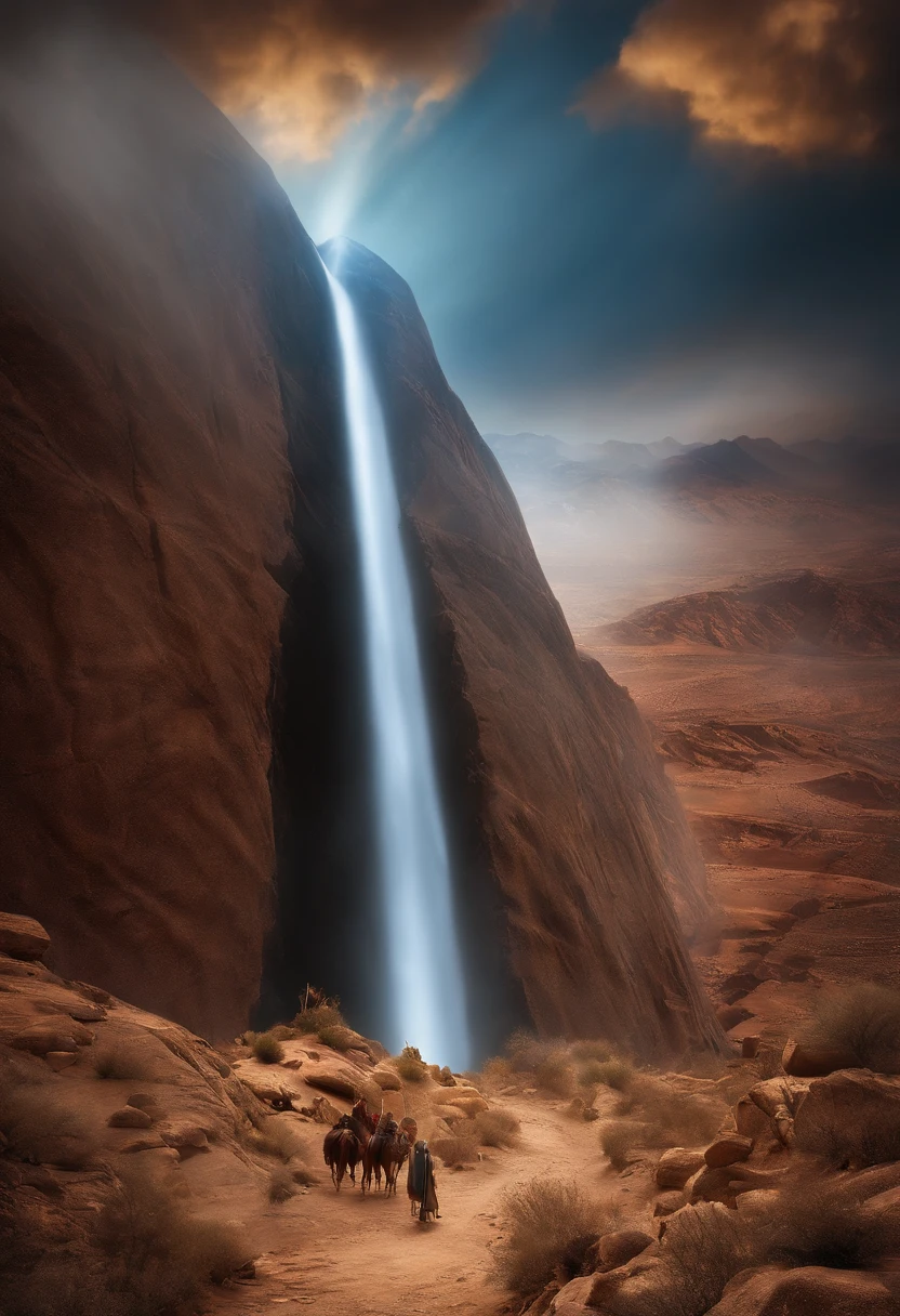 The Ten Commandments of Moses、moses tablet、the top of mount sinai、bow down to god、bow down to god