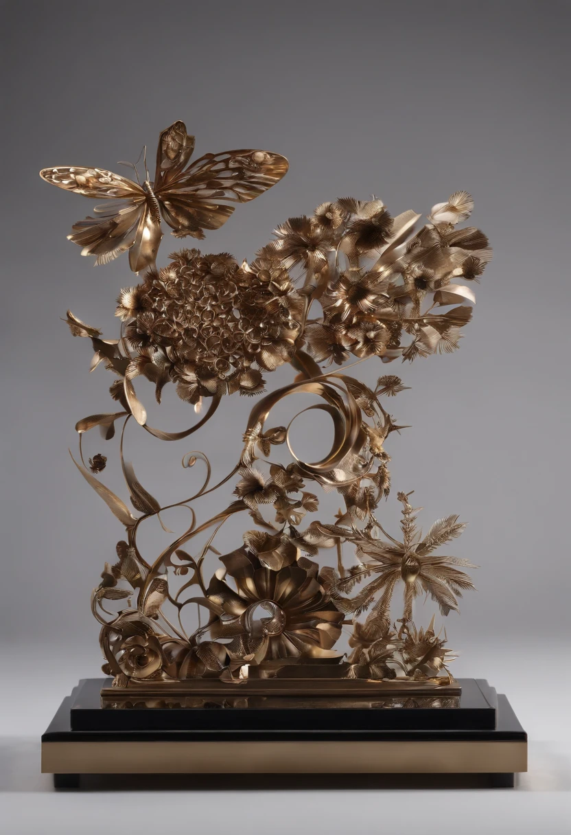 Imagine a visually captivating scene where intricate food sculptures come to life, crafted entirely from small, detailed scrap metals. Dive into extreme micro-details, capturing the artistry in each piece as they transcend their humble origins to form delectable and visually stunning culinary creations.
Highlight the diversity of scrap metals, showcasing how each piece contributes to the textures and forms of the food sculptures. Emphasize the meticulous arrangement of components, from gears and wires to tiny bolts and fragments, creatively forming everything from fruits to pastries with exceptional detail.
Zoom in on the details of how these scrap metals interact, demonstrating the artistry and precision in their assembly. Illuminate the sculptures with cinematic lighting, casting shadows that add depth and drama, enhancing the overall visual impact.
Consider the play of light on the metallic surfaces, emphasizing the reflections and highlights to showcase the texture and intricate nature of each scrap metal used. Create an atmosphere that elevates the sculptures, using cinematic light to evoke a sense of awe and appreciation for the creative fusion of art and discarded materials.
This detailed prompt aims to inspire the creation of a visually striking depiction of food sculptures crafted from small, intricate scrap metals, focusing on extreme micro-details and cinematic lighting to showcase the artistry and creativity in each piece.
