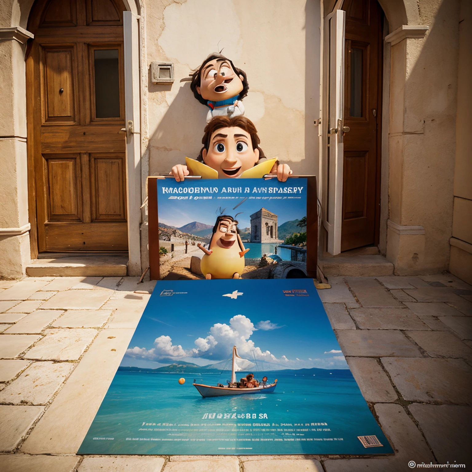 Griechische pixar Film Plakat