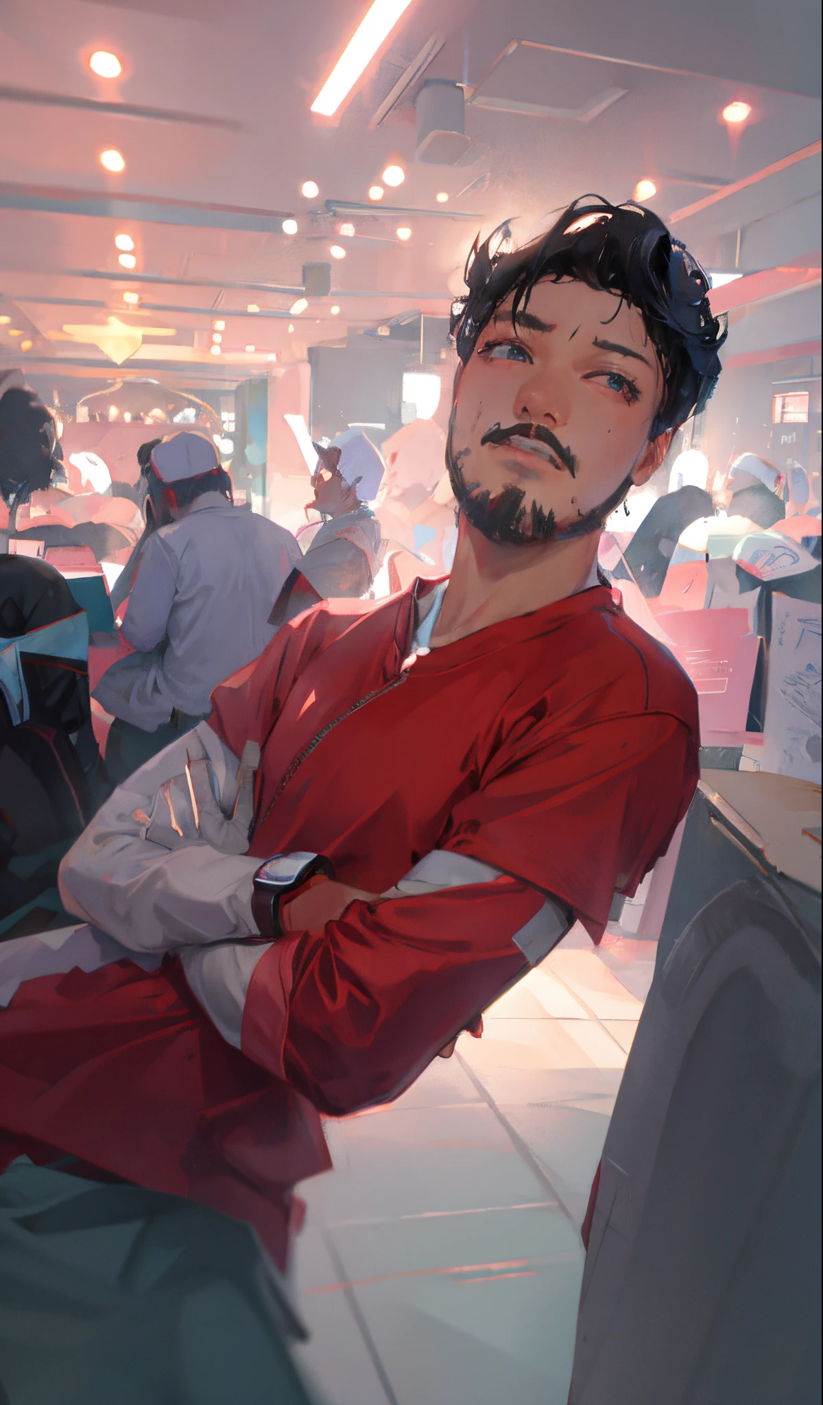 Change background anime ultra realistic