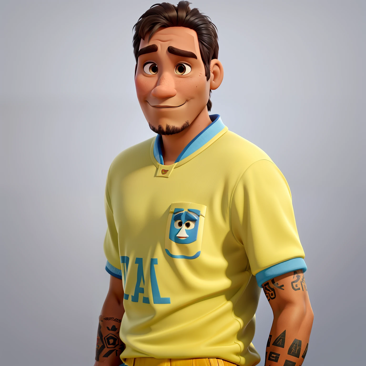 um homem indigena,alta qualidade,melhor qualidade, estilo pixar disney