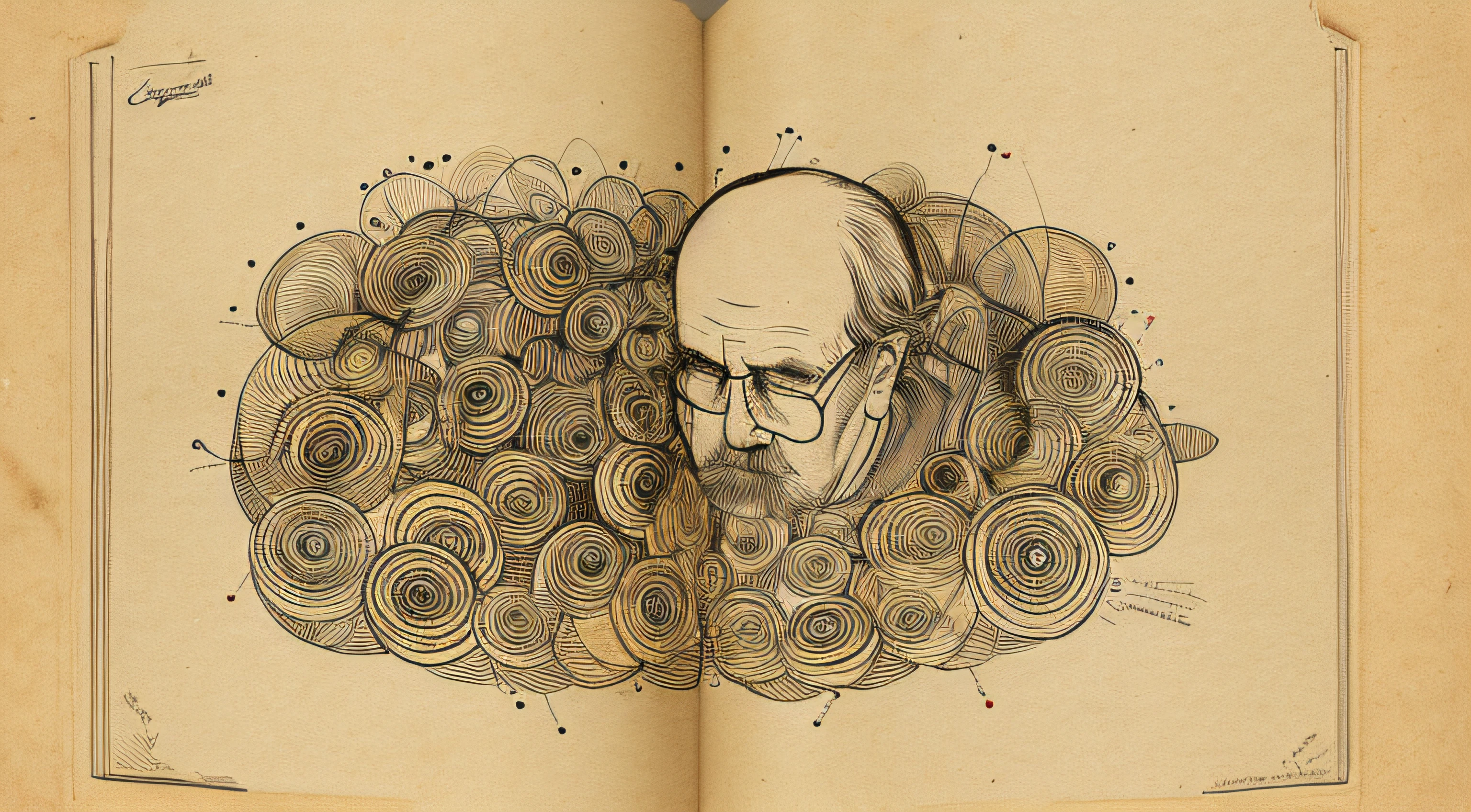 Carl Gustav Jung's drawing illustration