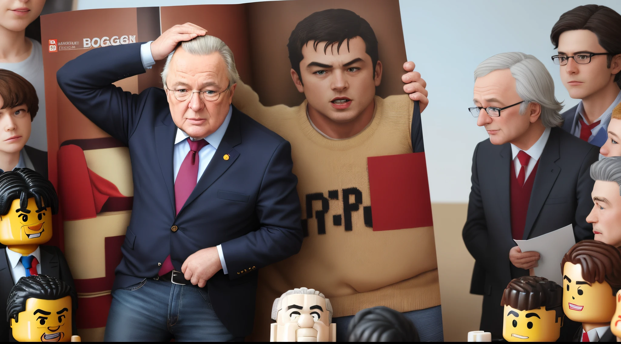 Jean marie le Pen
en couverture d'une boîte de lego