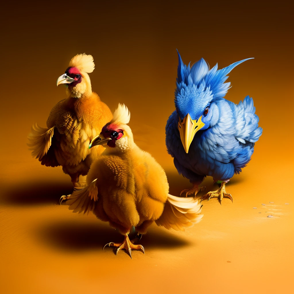 Poule en version xenomorphe