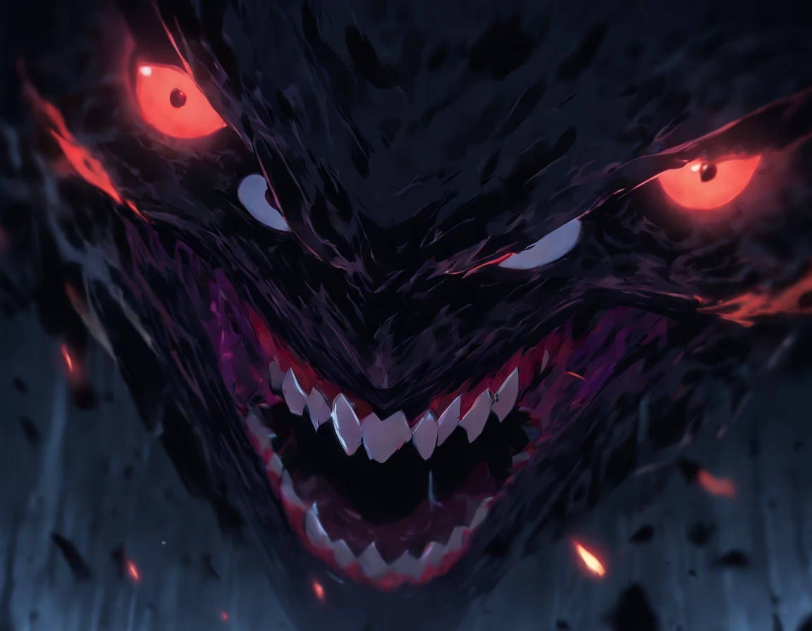 ((masterpiece)), (best quality:1.7), exe, open mouth, ghost, solo, red eyes, face focus