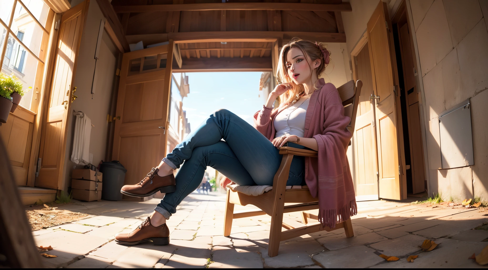 Dalamtien sur le fauteuil
