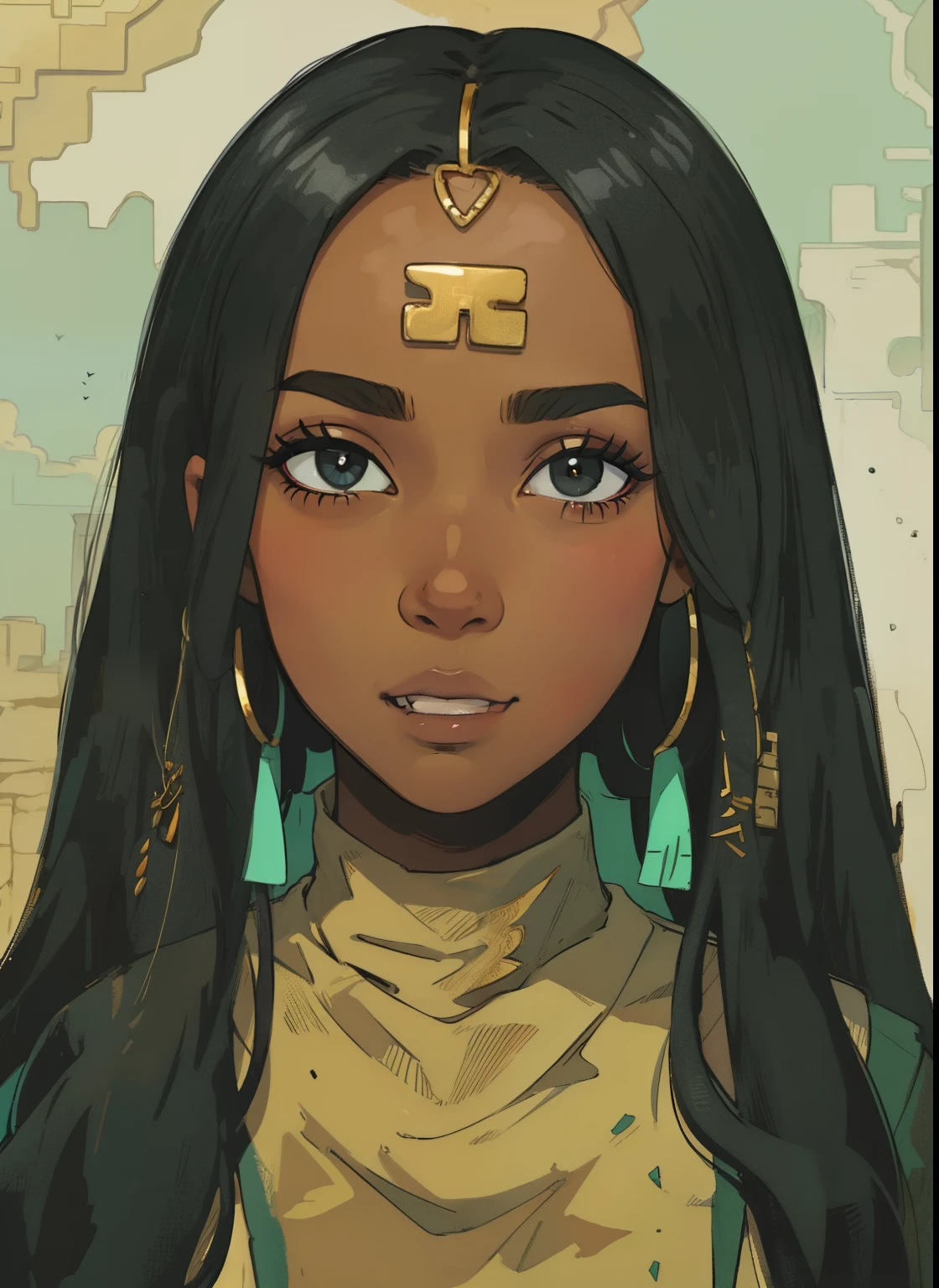 Black african darkskinned woman, adult
