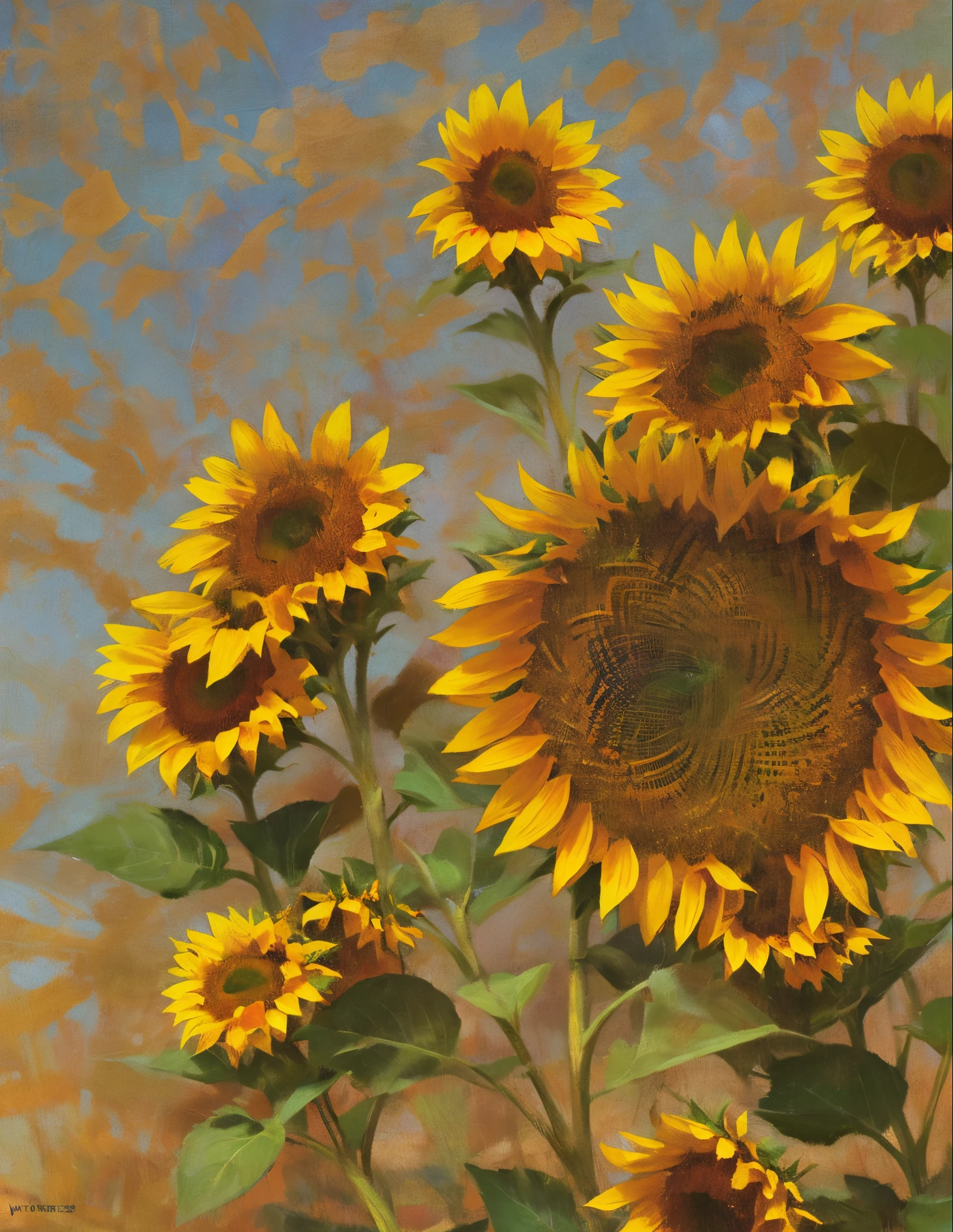 sunflower, love, sunlight --auto --s2