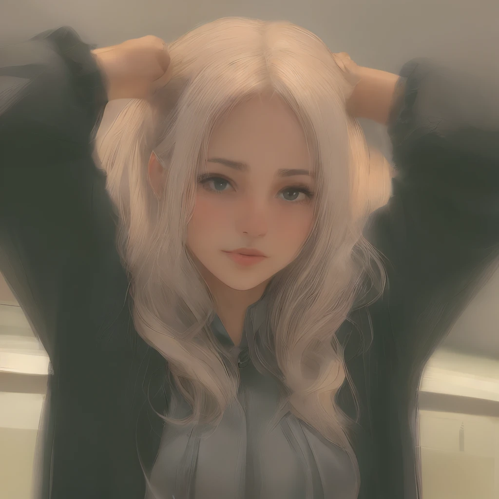 Deusa Afrodite discutindo com seu filho Eros ja adulto