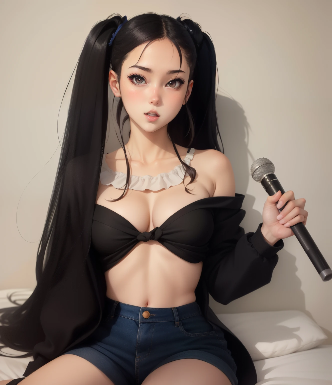 anime girl avec de gros seins posant dans un haut jaune et un jean, séduisante fille d’anime, Ilya Kuvshinov. 4 km, [ Art numérique 4 km ]!!, Style Anime 3D réaliste, Jolie fille d’anime, Artgerme extrêmement détaillé, Oppai, Style anime 4 K, Rendu photo réaliste Anime girl, Anime hyper réaliste, style anime. 8k