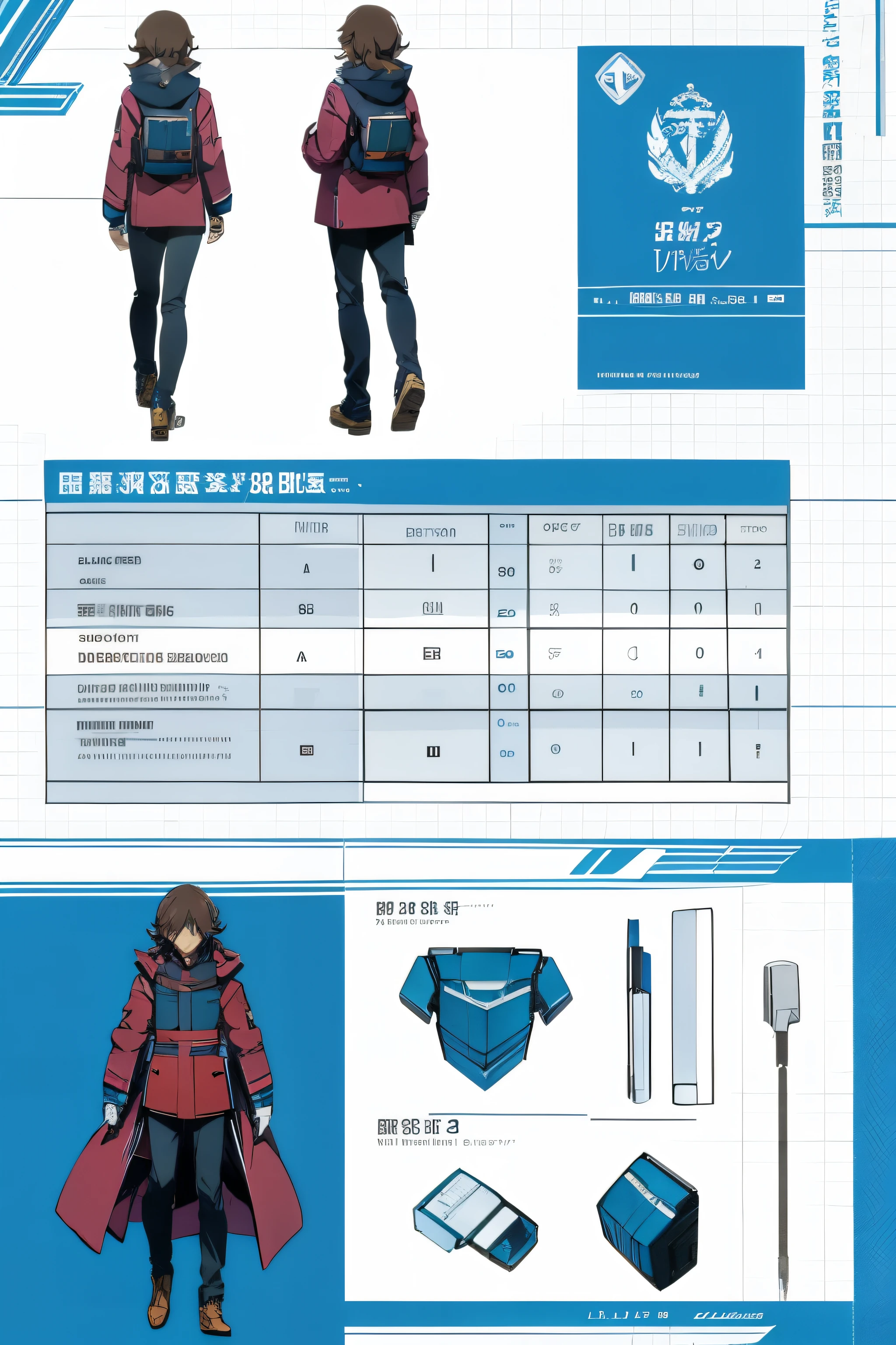line-art, art book, character sheet, gundam 00 reimagined, 8k, best quality, design sheets, equipment, concept art book,