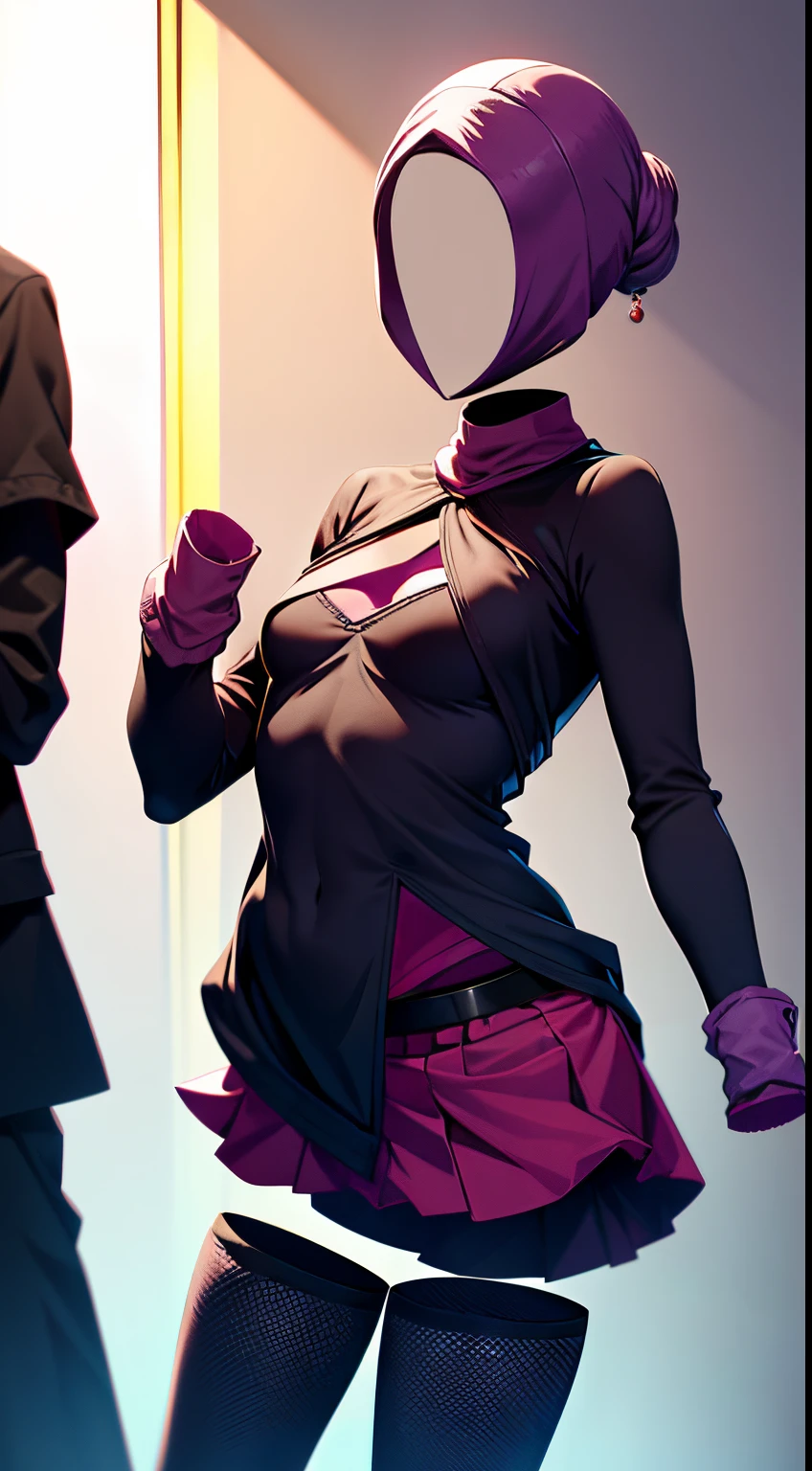 femele，wrap your ?????, JK miniskirt，tempting pose，((Intangible, without humans:1.5, headless:1.5, Handless, legless，No body)), (medium ????? circumference), (The content is very detailed), (Live photos), (photon maping)