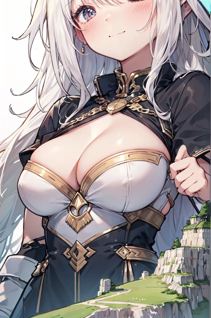 (Dungeon:1.5), (stone_cliffs:1.5), hills, fantasy, , (height_difference:1.4), (giantess:1.4), minigirls in front of the breasts of a giantess, minigirls under the breasts of a giantess, naked, from below, (closeup breasts: 1.4), elfgirl, minigirls on a cliff, girls on a hill (minigirl:1.2), (rear_end:1.2), (Masterpiece), (Best Definition Animated Illustration), (Super Definition), sexy clothing, fluffy, frills