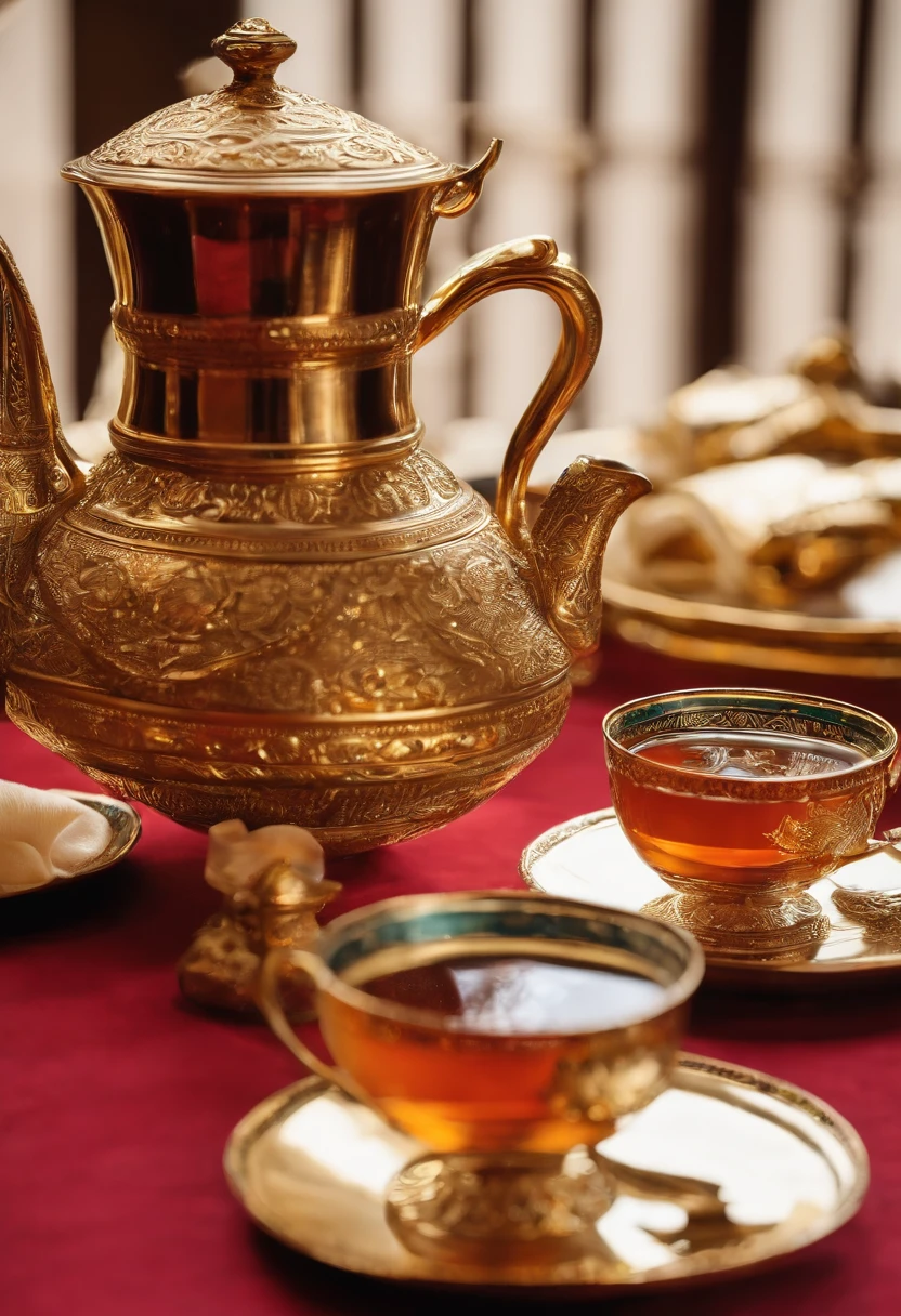 A traditional Egyptian tea ceremony with delicate glass tea cups and gold-embellished teapot,original,/)="Q§R?QNFQPEFINE=PIF=?)=IOUIJWMFEV=§%$"B§R DCVR?§$T=N"R§QO DWAC"?FWEINVSDO WÜERFWNS"§?T)FGNIW OSW?FJWNPSWE§?RFNÜQ"TGÜ=NWFA