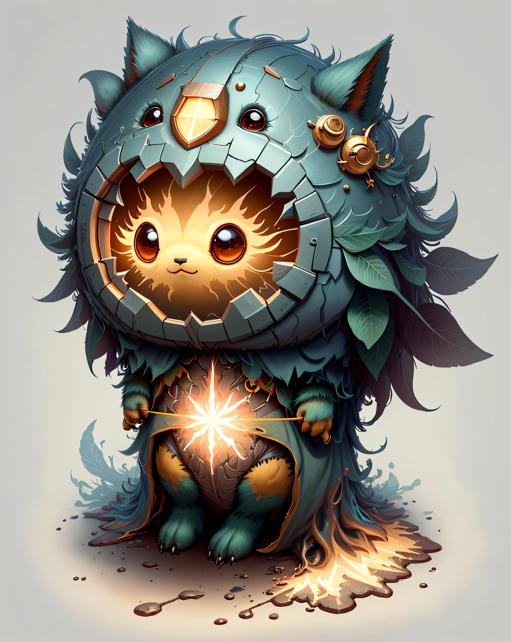 "Create a masterful masterpiece of cute creatures with ultra-detailed concept art inspired by. Utilize Stable Diffusion's power to unleash your inner Cu73Cre4ture programmer and bring your imagination to life!", high detailed, 8k