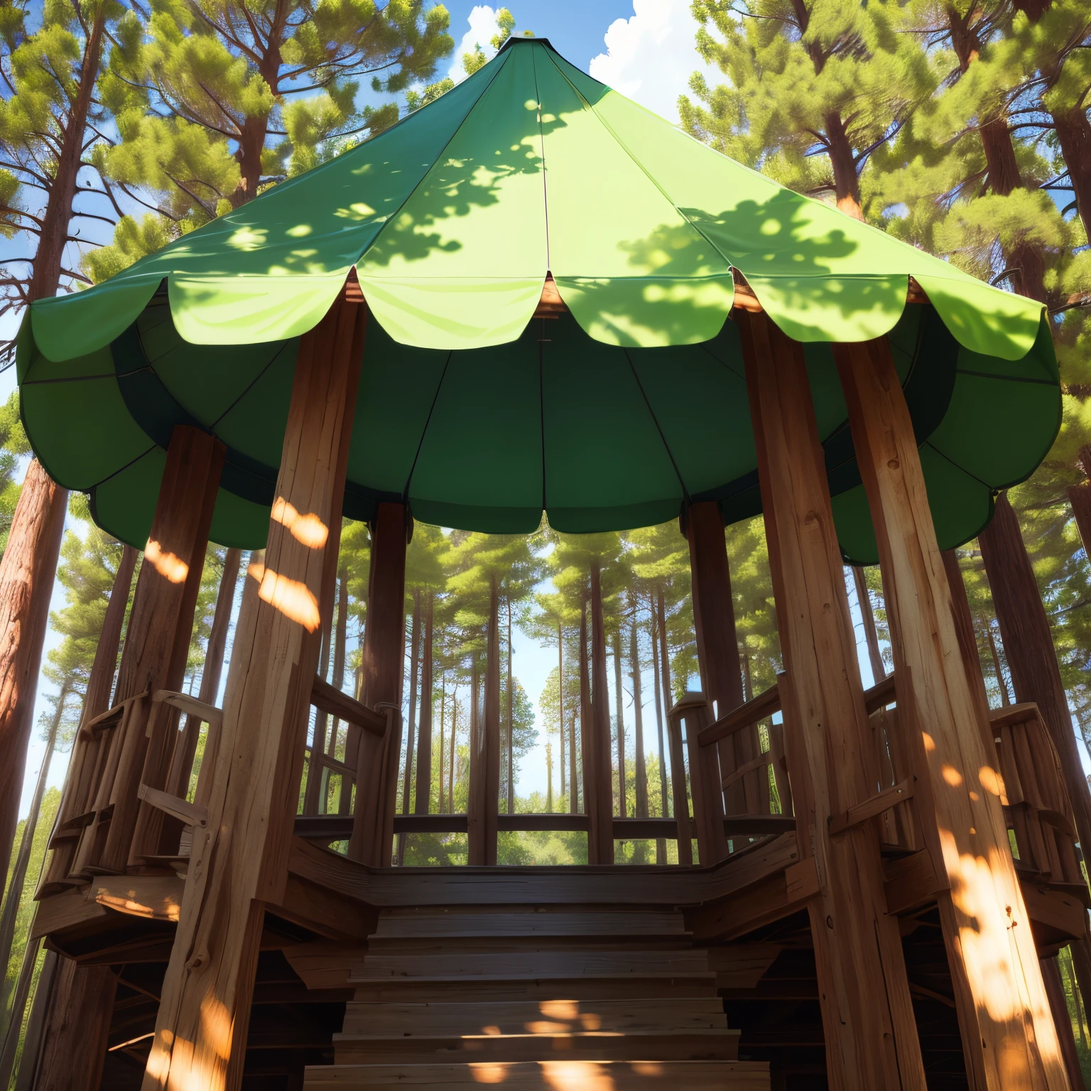 Ponderosa canopy