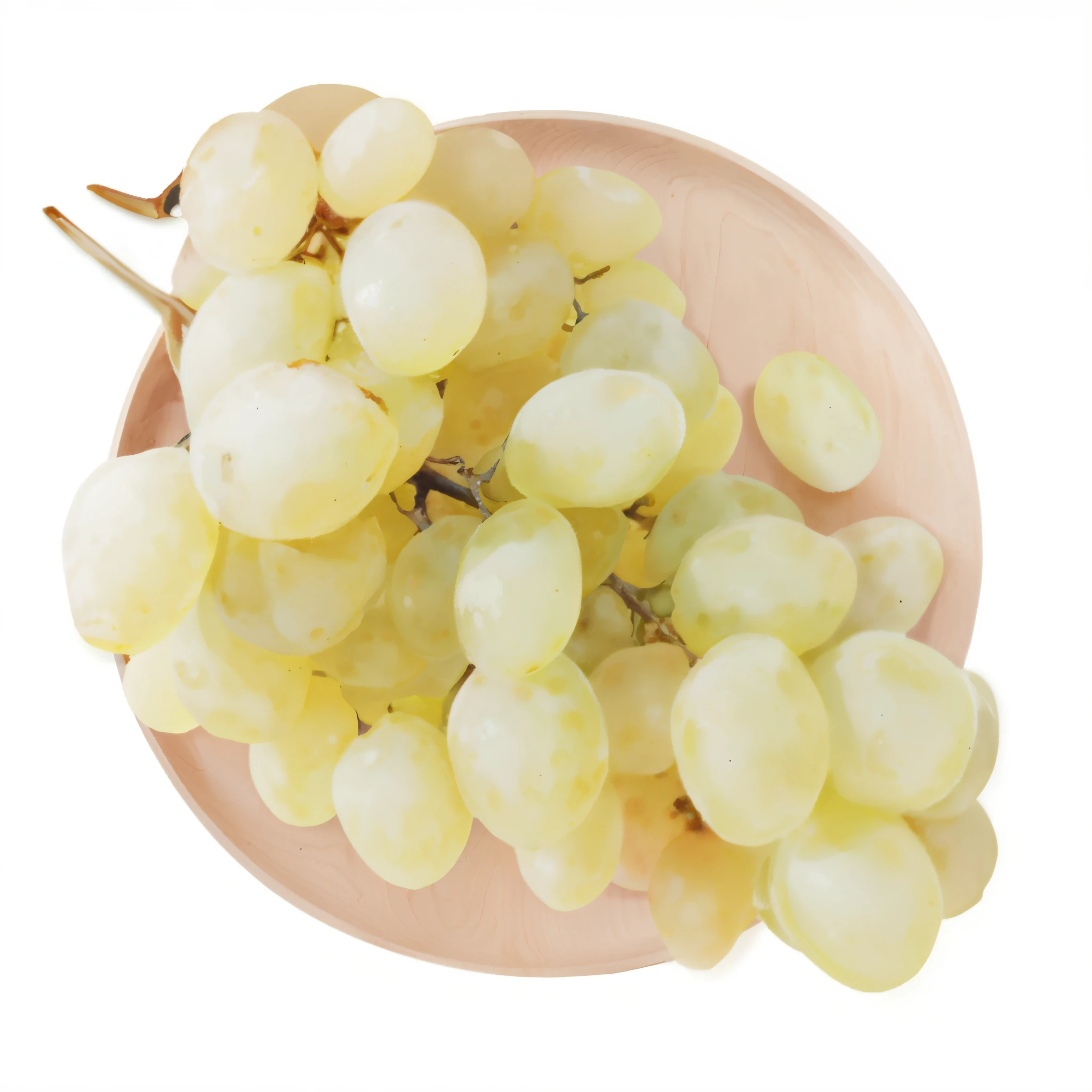A plate of grapes on a white background, grapes, grapes, translucent grapes, Close-up of translucent grapes, wine, on wooden plate, isolated on white background, yellow and black grapes, on the white background, On a white, the fruits, amazing quality, The white, inventory, Excellent quality, on the white background, on the white background, bule, edible