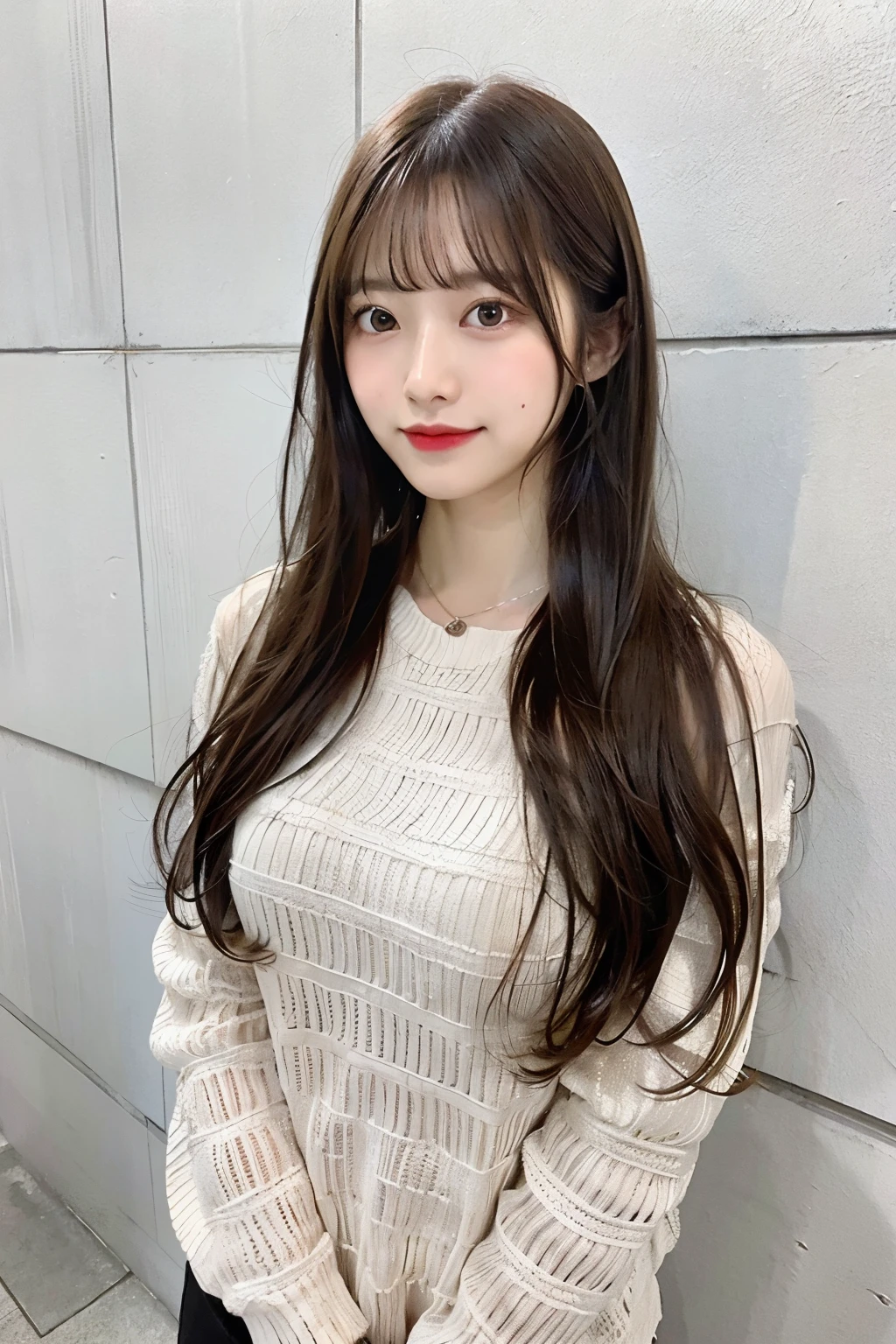 Straight hairstyle、top quality shining hair、