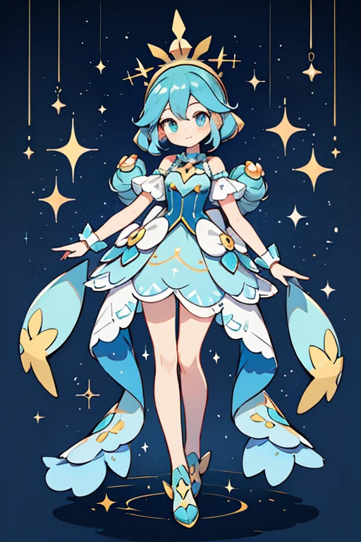 human pokemon Cloyster ; glitter; full body; outfit pokemon Cloyster inspired