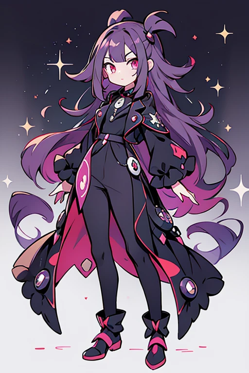 human pokemon Gastly ; glitter; full body; outfit pokemon Gastly inspired