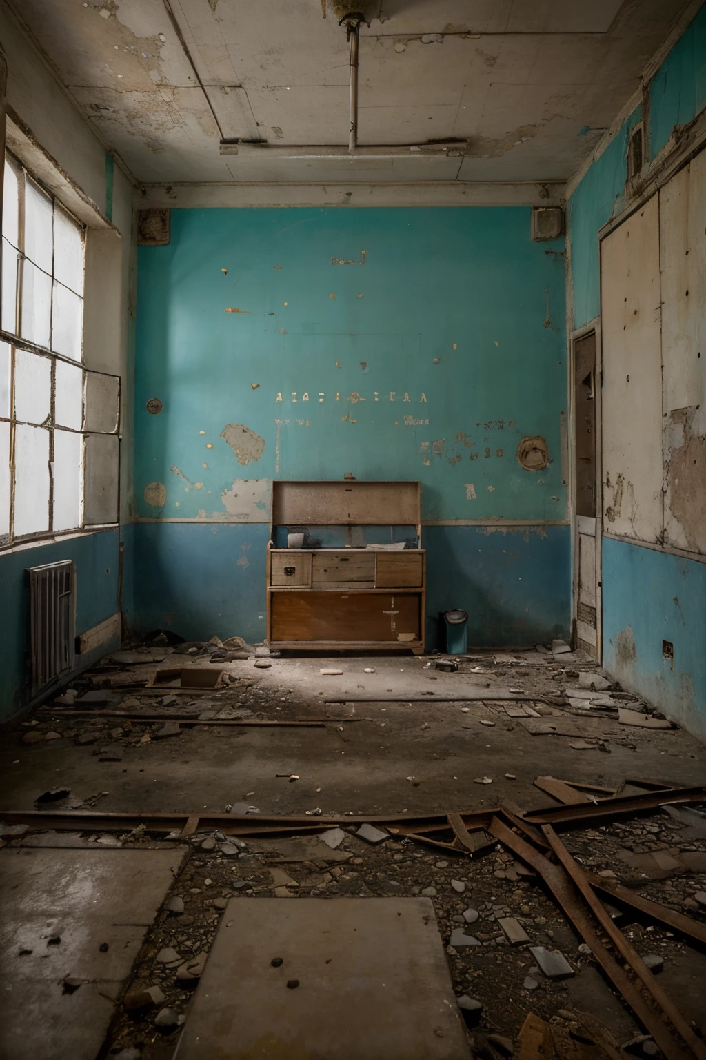 (realista, Fotorrealista:1.5)
A old and abandoned school