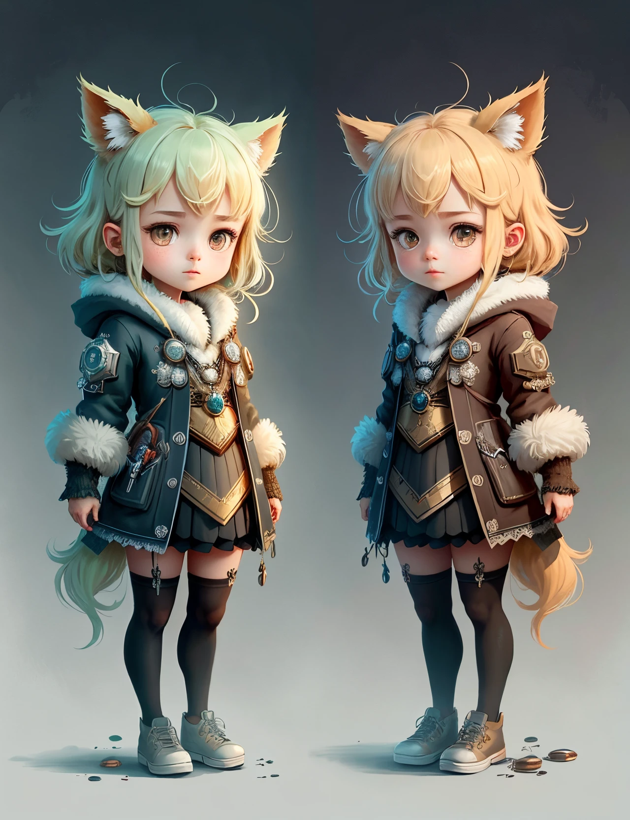 "Create a masterful masterpiece of cute creatures with ultra-detailed concept art inspired by. Utilize Stable Diffusion's power to unleash your inner Cu73Cre4ture programmer and bring your imagination to life!", high detailed, 8k