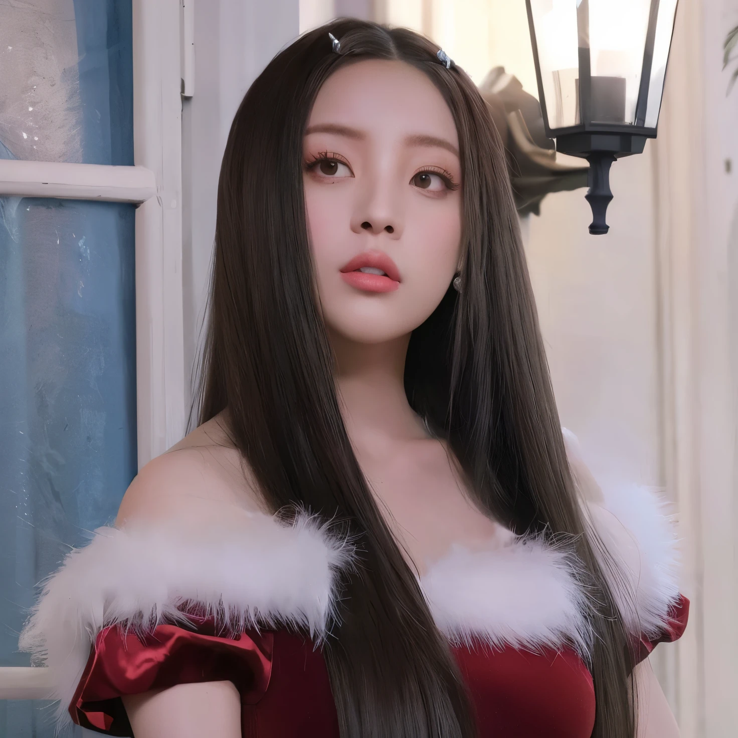 hay una mujer de pelo largo con un vestido rojo, Jossi de Blackpink, Retrato de Jossi de Blackpink, Jaeyeon Nam, Sha Xi, dilraba dilmurat, Jisoo de Blackpink, terciopelo rojo, Jisoo de Blackpink, Parque Ji-min, JIA, Heonhwa Choe, Retrato Jisoo Blackpink, Gongbi, Parque Roseanne de Blackpink