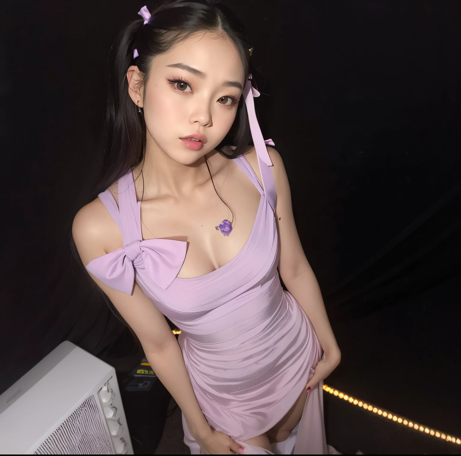 There's a young woman posing for a picture in a purple dress, jennie blackpink, Parque Roseanne do Blackpink, jossi do blackpink, Pegue a Zona, Sha Xi, Gongbi, TaeJune Kim, Shikami, Jaeyeon Nam, imagem vazada, Chiho, jia, Chiho Ashima, Shiori Teshirogi, Kiyoko Suzuki