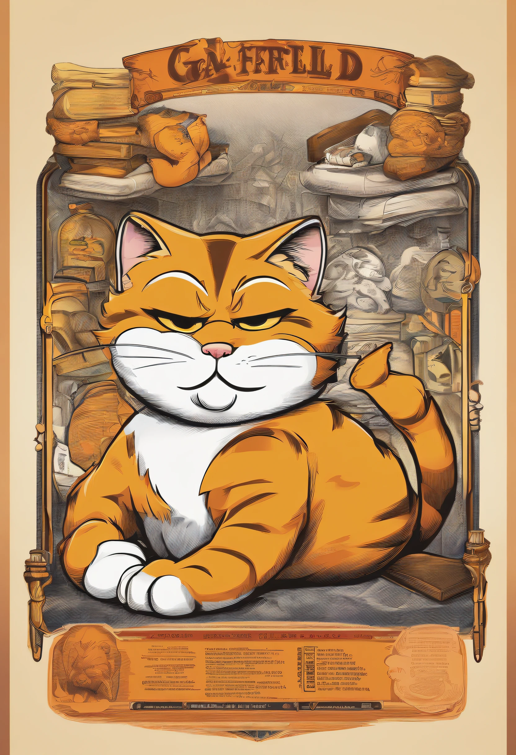 Jim Davis&#39;s Garfield、Zito-order、Cats、not cute