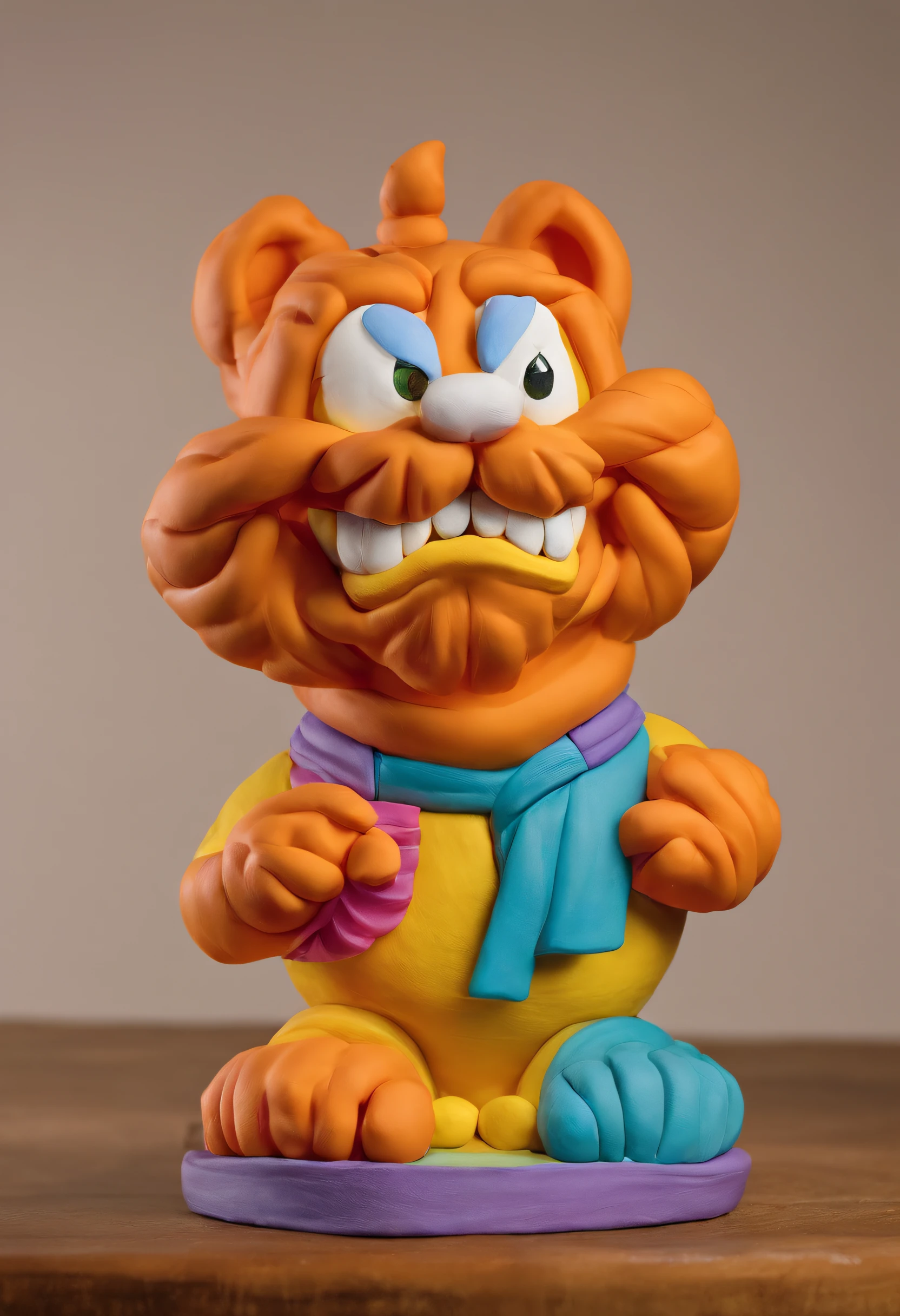 Jim Davis' Garfield、Standing proudly with folded arms