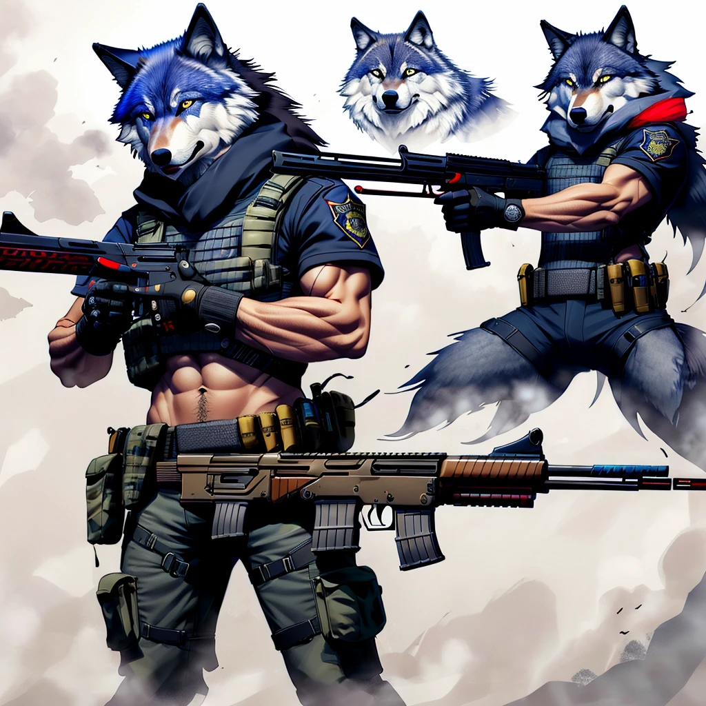 wolf police gun