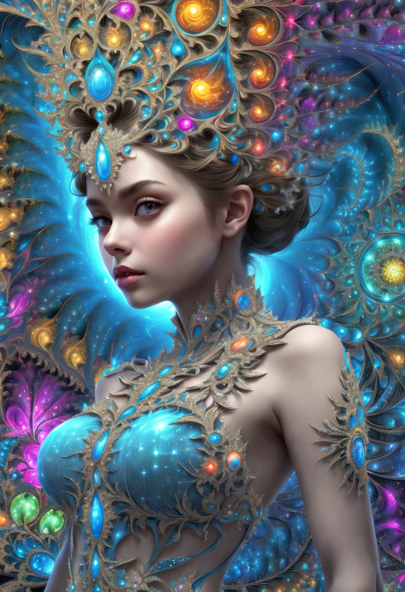 (masterpiece, top quality, best quality, official art, beautiful and aesthetic:1.2), (1girl), extreme detailed,(fractal art:1.3),colorful,highest detailed