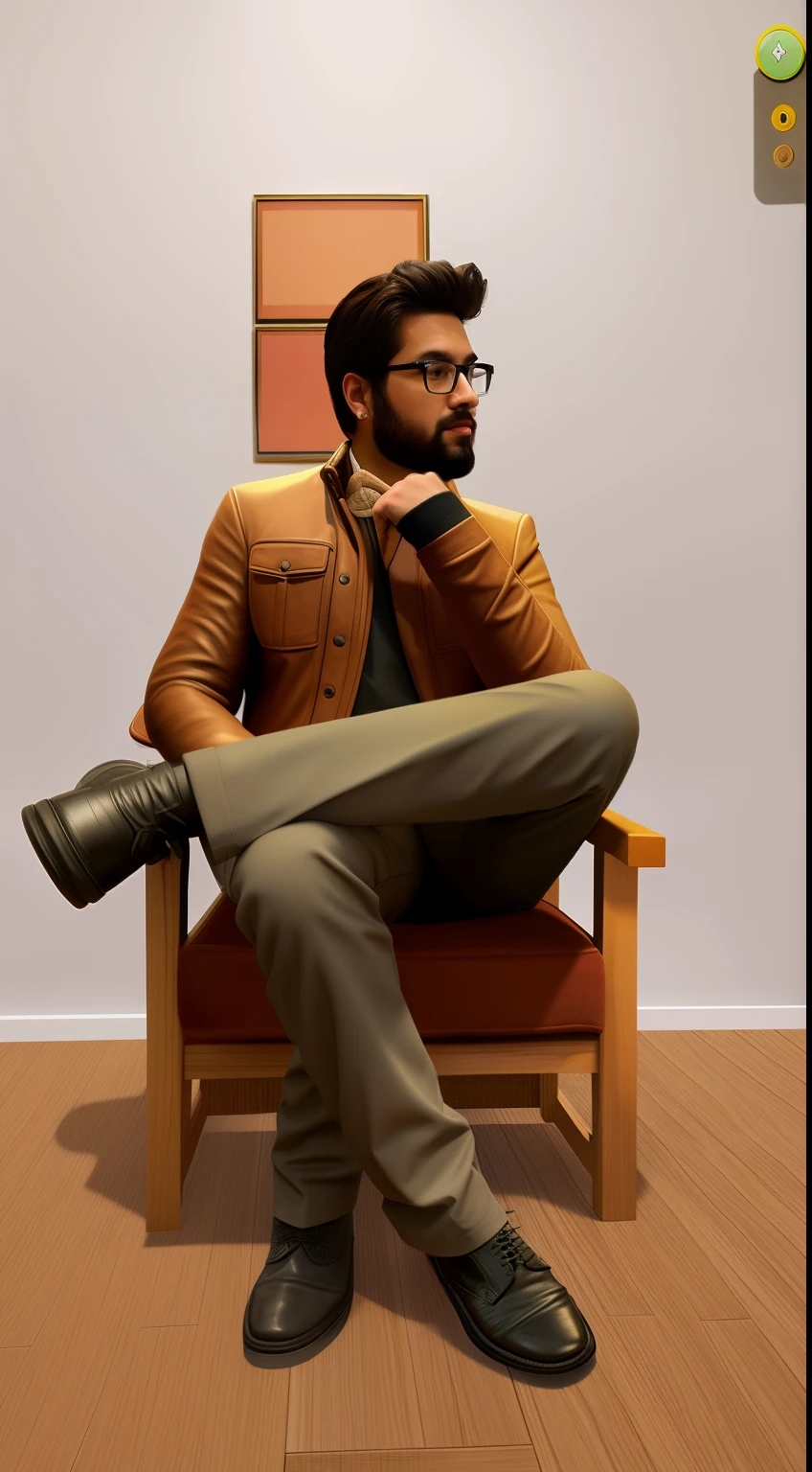 create a 3d character for this image