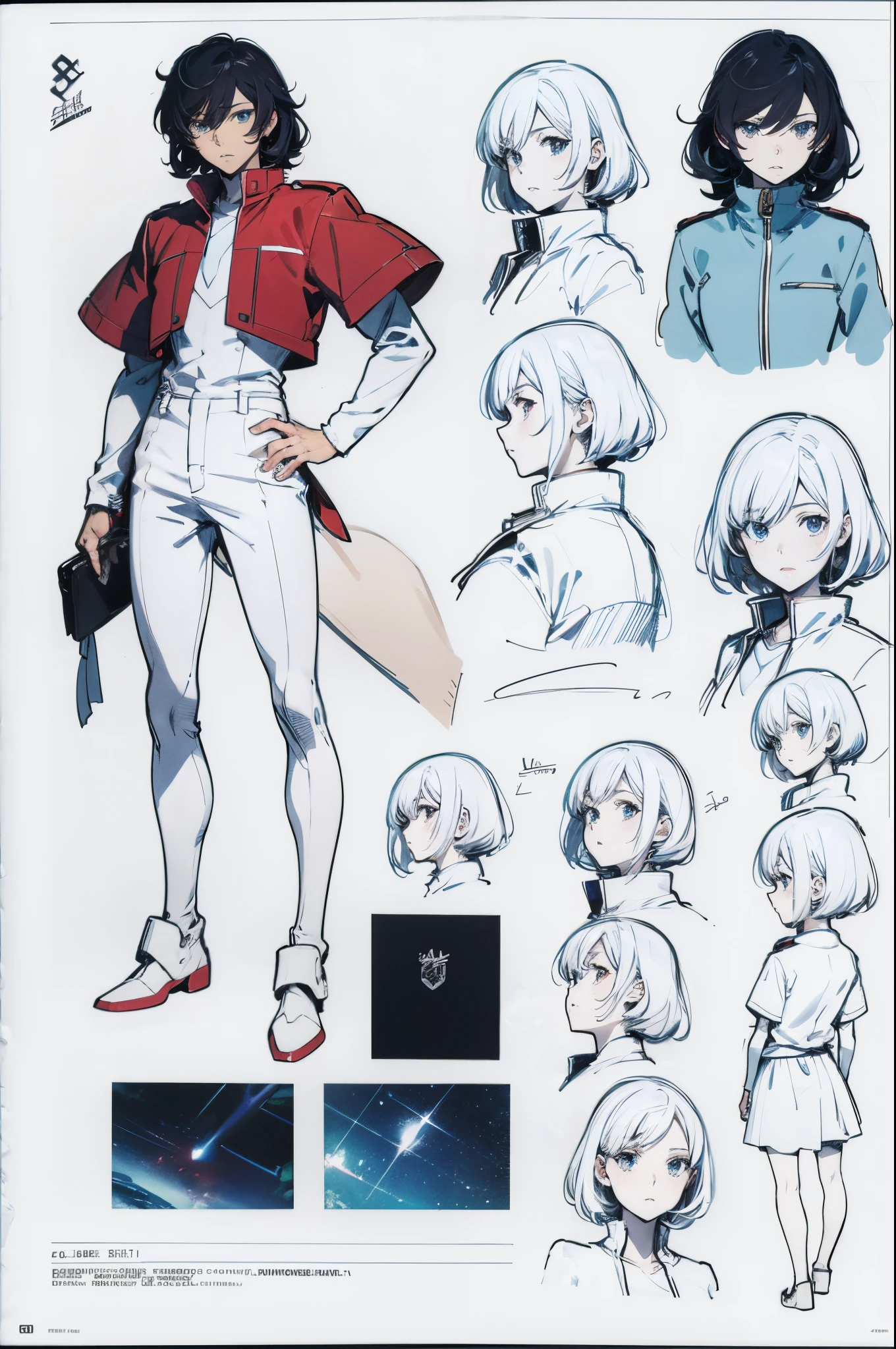 line-art, art book, character sheet, gundam 00 reimagined, 8k, best quality, design sheets,
